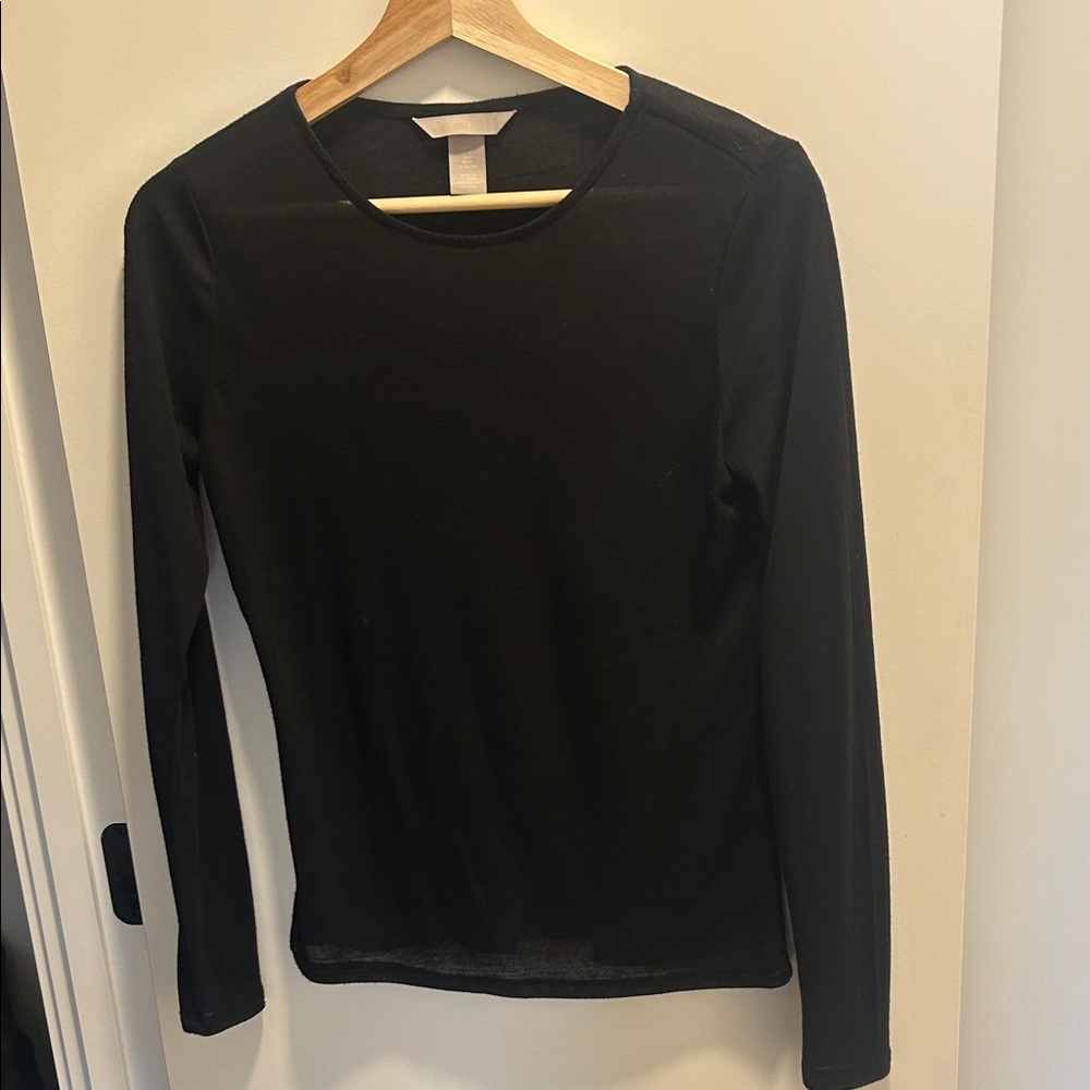 H&M Long Sleeve Super Fine Knit Top